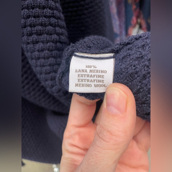 💙Vintage EUC Filippo De Paurentiis Extrafine Merino Wool made in Italy - Picture 5 of 6